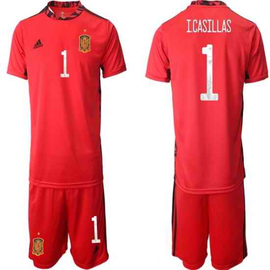 Mens Spain Short Soccer Jerseys 042